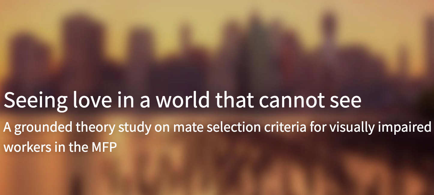 Seeing Love in a World That Cannot See